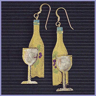 Wine Earrings-